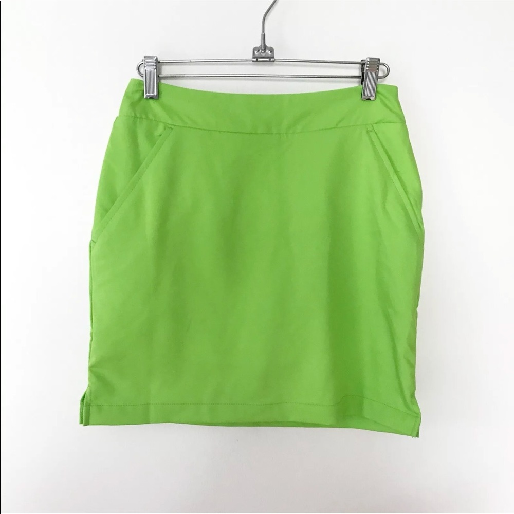 Loudmouth neon green skort